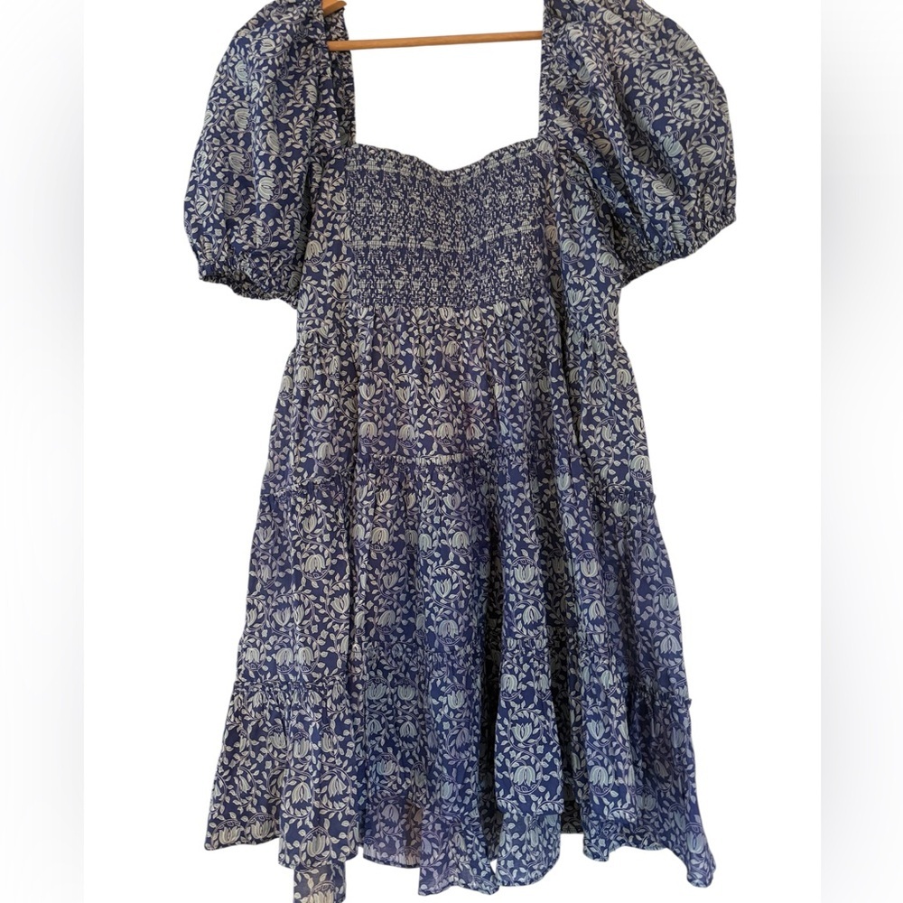 NWT ZARA Blogger Fave A-Line Dress with Balloon Sleeves - Picture 5 of 12